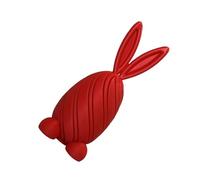 Woedpez Geometric Rabbits Twist Easter Eggs Statue Unique Handcrafted Decorative Piece for Desk Stress Relief Art Lover Modern Topological Art Figurine