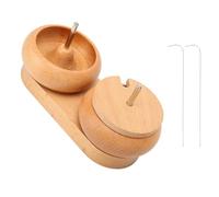 Woedpez Handcraft Jewelry Making Tool with Wooden Bead Spinner and 2 Big Eye Pointed Tools for Craft Bead Spinner