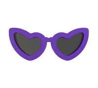 Woedpez Heart Design Dog Sunglasses PC Lens Wind Sand Proof Protective Eyewears for Pet Walking Running Dog Sunglasses Emotional