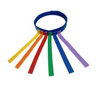 Woedpez High Elasticities Tail Game Equipment Stretchy Waistband Chasing Game Accessory Outdoor Group Entertainment Adjustable Colorful Elastic Belt