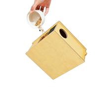 Woedpez Innovative Manual Bird Food Cover Remover with Two Section Design for Feathered Pets Bird Stone Skin Remover