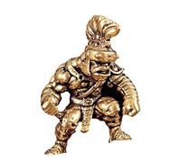Woedpez Intricately Carved Orc Fighter Paracord Pendant Sturdy Copper Craftsmanship Copper Roleplay Accessory for Cosplay Use Orc Fighter Cutter Lanyard Pendant