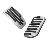 Woedpez Lasting Sturdy Aluminum Alloy Foot Pedal Protectors Guards Set Suitable for Cars Includes 2 Pieces with Secure Grip Accelerator Brake Pedal Guards