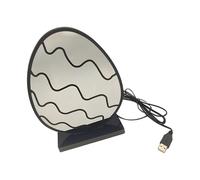 Woedpez LED Festival Light Eggs Shape Decorative Light PVC Texture Suitable for Easter Day Celebrations Desktop Home Decors Celebratory Mood Lighting