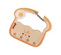 Woedpez Lightweight Acrylic Hamburger Keychain Carabiner Cartoon Holder Bag Accessory For Backpacks Bags Or Funny Hamburger Keychain For Kids And Youth