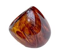 Woedpez Modern Classical Acrylic Rings Allergy Resistant Comfortable Sturdy Fashion Accessory Unisex Minimalist Resin Band Comfort Fit Retro Resin Accessory
