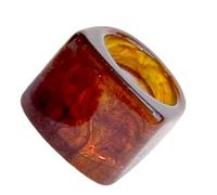 Woedpez Modern Classical Acrylic Rings Allergy Resistant Comfortable Sturdy Fashion Accessory Unisex Minimalist Resin Band Comfort Fit Retro Resin Accessory