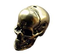 Woedpez Modifiable Dark Skull Charm Charm Artisanal Bronze Jewelry Traditional Unisex Plan for Chain Otherwise Bangle Vintage Bronze Skull Jewelry