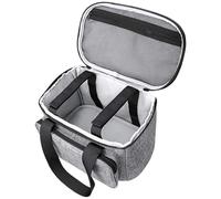 Woedpez Multi Pocket Craft Tool Organizers Bag Heat Press Carrying Case for Mug Press Machine Storage and Travel Convenience EPE Foam Cushioned Mug Protections Bag