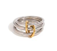 Woedpez Multipurpose Alloy Rings with Elegant Look That Complements Various Outfits for Different Event and Gatherings Minimalists Jewelry