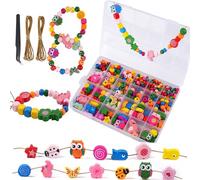 Woedpez Not Deadly Oaken Craft Set for Children Colorful Art Materials Creative Learning Activity Transportable Storage Plan Green Wooden Craft Materials