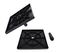 Woedpez of 2 Versatile Head Form Square Trays for Multi Use Accessory Presentation Lightweight and Stable for Stores Head Tray