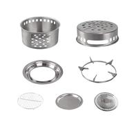 Woedpez Pack of 1 Transportable Compact Backpacking Stove Constructed of Hardened Rustless Includes Carry Bag for Adventure Excursions OutdoorCook