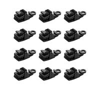 Woedpez Pack of 12 Camping Anchors Oversized Barbed Clip Texture for Securing Tents Tarps and Outdoor Wind Protections Tent Clips Tarp Fasteners Camping Accessories Outdoor Gear Canopy Secure Grip
