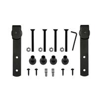 Woedpez Pack of 2 Strong Sliding Cabinet Door Casters Mild Steel Blasting Powder Varnished 265lbs Capacity 150000 Periods Finish Hardware Floor Guide Included Door Casters