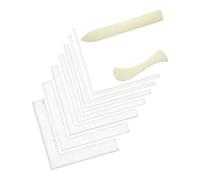 Woedpez Paper Layout Alignment Set Clear Acrylic L-Square Guides Scoring Tools for Greeting Cards Journals Folding Paper Ruler Corner Alignment Clear Acrylic Scoring Helper Card Making Layout Folding