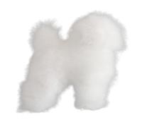 Woedpez Pet Grooming Practice Full Body Hair Soft Synthetic Fiber Simulation for Realistic Haircut Training on Model Dogs Training Hair