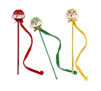 Woedpez Play Wand for Active Pet Activity and Bonding Cartoon Snake for Indoor Kittens Exercise for Felines Cats Cartoon Wand Toy
