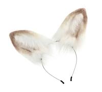 Woedpez Plush Furry Sheep Ear Headband Ear Headwear Faux Furs Sheeps Ears Headband Sheeps Costume Accessories Ears Headbands