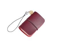 Woedpez Pocket Sized Notebook with 32 Sheets PU Leather Journal Miniature Memo Pad for Students Artists Journaling Sketching Tiny Pocket Notebook