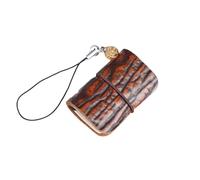 Woedpez Pocket Sized Notebook with 32 Sheets PU Leather Journal Miniature Memo Pad for Students Artists Journaling Sketching Tiny Pocket Notebook