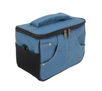 Woedpez Portable Electric Guitar Speakers Case Heavy Duty Fabric Padding Nonslip Storage Bag Rubber Base Design Safe Transport Portable Amplifier Case