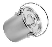 Woedpez Professional 3L/5L Milking Machine Bucket Stainless Steel Design For Cattle Sheep And Goats Cow Milking Machine Accessories