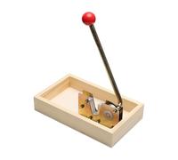 Woedpez Professional Walnuts Opener with Comfortable Grips Handle Generic Nut Crackers for Hard Shell Kitchen Essential Accessory Heavy-Duty Nut Sheller with Wooden Handle