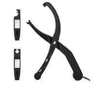 Woedpez Tire Set, Space-Saving Storage & Leverage Clamps for Professional Roadside Maintenance Mountain Bike Tire Levers Set with Hide Storage