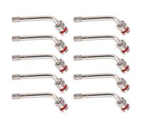 Woedpez Truck Tire Valves Stems Premium Aluminum Materials Tool Less Replacement Extreme Temperature Resistance High Strength Truck Valves