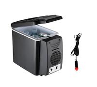 Woedpez Versatile 6L Automotive Fridge with Rapid Chilling and Heating Suitable for Cars and Campers Tiny Refrigerator