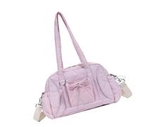 Woedpez Water Immune Polyamide Shoulder Bag with Bend Embellishment Capacious Interior Comfortable Carry Excellent for Specialists Learners Passenger Bag.