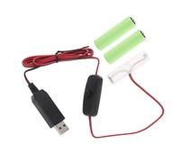 WOEIFGV USB Power Converter DC-Buck Battery Type C to 4.5V LR6/AM3/AA Battery Replace 3PCS Batteries