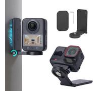 WOENJO Magnetic Mount Stand Compatible for DJI OSMO 360, Magnet Steering Holder Bracket with 1/4 Screw for Action Camera, Stand Base for Insta360 X5/X4/X3/GO 3S/GO Ultra/Pocket 3/Action 5Pro/Hero13