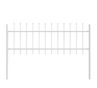 WOERDEN Garden Fence 6 Pack 10.2 x 0.6 m Powder-Coated Steel | Rectangular Panels, , Se Privacy Barrier, Easy 2-Person Assembly for Yard