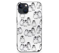 WOERMKCISEF Cute Penguins Winter Animals Phone Case Compatible for iPhone 13 Mini Series Mobile Phone Cover Protective Cases