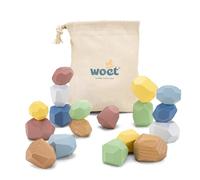 Woet® Wooden Balancing Blocks, Stacking Toy, 18 Pieces