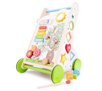 New Classic Toys Wooden Educational Activity Walker Toy for Toddlers and Babies Suitable for A Boy Or Girl 1 Year Old +, 11300