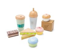 Woet® Wooden Toy Coffee To Go Play Set, 15 Pieces
