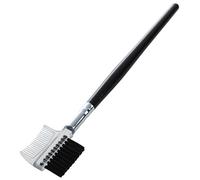 Woeushde Women Double-sides Brow Comb Eyebrow Brush Wood Holder Make-up Cosmetic Tool 1pcs Black