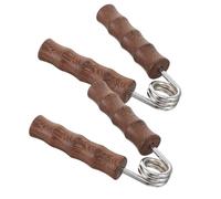 WOFASHPURET 1 Pair Finger Exerciser Wooden Gripper with Skid-Proof Handle for Strength Training Grip Strengtheners, Force-Withstanding Design for Personal Fitness and Gyms Random Color