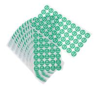 WOFASHPURET 1000pcs Quality Tested Stickers Qc Passed Stickers 1.5 Inch Round Adhesive Flexible Paper Labels for Product Quality Inspections Products