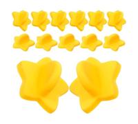 WOFASHPURET 100pcs Pin Backs Plastic Locking Pin Keeper for DIY Making Enthusiasts Yellow Creative Compact Easy to Carry Unique Flair Elegant Anniversary Wedding Accessory