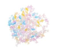 WOFASHPURET 100pcs Resin Dolphin Nail Charms Ocean Miniature Fish Decorations Lightweight Life Motif for DIY Manicure Supplies Coastal Themed Nail Art Accessories