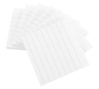 WOFASHPURET 10pcs Adhesive Paper Notepads Creative Design Transverse Line Message Function Self-adhesive Office Notepads for Teachers and Students