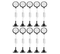 WOFASHPURET 10pcs Advertising Clips Label Clips Sign Display Clamp Stable Simple Structure Plastic Steel Market Price Display Holder