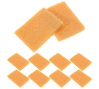 WOFASHPURET 10pcs Art Masking Fluid Rubber Erasers Adhesive Residues Removing Tool Orange Rubber Cleaning Wipe Off Watercolor Glue for Skateboard Cleaner and Paper Crafts
