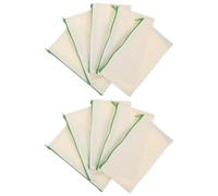 WOFASHPURET 10pcs Canvas Pencil Case and Makeup Bag Set with Zipper Multi-Function DIY Pen Storage Bag Portable Canvas Pouch Easily Fits into Pockets Or Suitcases Random Random Color