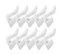 WOFASHPURET 10pcs Fan Shroud Retaining Clamp Radiator Support Access Cover Clip 6.2mm Abs Plastic Clip Design Hook Design Space Saving Accelerating Heat Dissipation Seamlessly Integrates