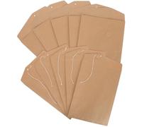 WOFASHPURET 10pcs File Pocket Document File Organizer A4 Size Premium Kraft Paper String-tie Closure Storage Organizer for Business Use Workers and Students